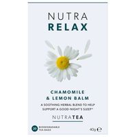 NutraRelax Sleep & Calm Tea - Chamomile & Lemon Balm